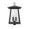 Z-Lite Rainer 6 Light Outdoor Post Mount Fixture, 17.5in. W x 30in. H, Black 5015PHXXLS-BK - alternate 2